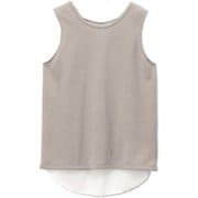 ハイブリッドベントチュールタンク HYBRID VENT TULLE TANK DC723150 パールグレー(RL) Mサイズ [フィットネス ヨガ シャツ レディース]
