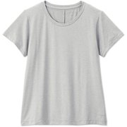 オールデイアクティブライトショートスリーブティー ALL DAY ACTIVE LIGHT S/S TEE DC723120 ミディアムグレー(MH) Mサイズ [フィットネス ヨガ シャツ レディース]
