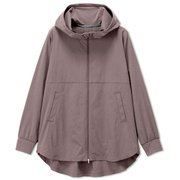 エッセンシャルフィットロングジャケット ESSENTIAL FIT LONG JACKET DA322103 ダブグレー(DY) Lサイズ [フィットネス ヨガ ジャケット レディース]