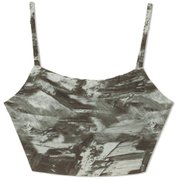 スキニッシュプリントブラ SKINISH PRINT BRA DC123904P ブラック(K) Lサイズ [スポーツブラ]