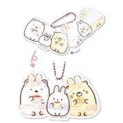 SG-5541484FU すみっコぐらし へんしんアクリルキーホルダー ふしぎなうさぎのおにわ [キャラクターグッズ]