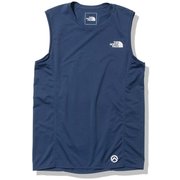 スリーブレスドライドットライトクルー S/L Dry Dot Light Crew NT12372 マウンテンブルー(OB) Lサイズ [ランニングウェア ノースリーブ メンズ]