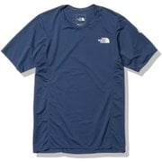 ショートスリーブドライドットライトクルー S/S Dry Dot Light Crew NT12373 マウンテンブルー(OB) XLサイズ [ランニングウェア カットソー メンズ]