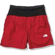 フリーランショーツ Free Run Short NBW42391 レイジレッド(RR) Lサイズ [ランニングウェア ショートパンツ レディース]