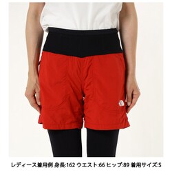 ノースフェイス ランニング パンツ ショーツ NBW42391 Lサイズ レッド ノースフェイス ランニング パンツ ショーツ NBW42391 Lサイズ
