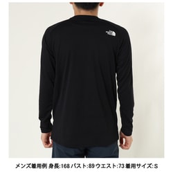 在庫処分大特価!!】 ザ・ノースフェイス メンズ 陸上 ランニング 長袖Tシャツ L S GTD Logo Crew ロングスリーブGTDロゴクルー  NT12377 : ブラック THE NORTH FACE