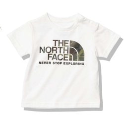 ショートスリーブカモロゴティー B S/S Camo Logo Tee NTB32359 ホワイト(W) 80サイズ [アウトドア トップス キッズ]