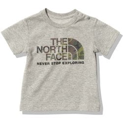 ショートスリーブカモロゴティー B S/S Camo Logo Tee NTB32359 ミックスグレー(Z) 80サイズ [アウトドア トップス キッズ]