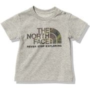 ショートスリーブカモロゴティー B S/S Camo Logo Tee NTB32359 ミックスグレー(Z) 90サイズ [アウトドア トップス キッズ]