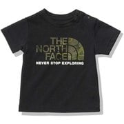 ショートスリーブカモロゴティー B S/S Camo Logo Tee NTB32359 ブラック(K) 80サイズ [アウトドア トップス キッズ]