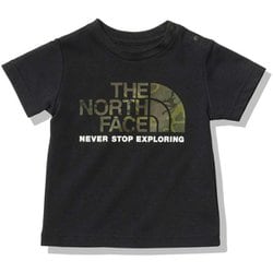 ショートスリーブカモロゴティー B S/S Camo Logo Tee NTB32359 ブラック(K) 90サイズ [アウトドア トップス キッズ]