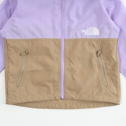 ノースフェイス コンパクトジャケット ラベンダー 130 美品♪ ノースフェイス コンパクトジャケット キッズ 130 ラベンダー