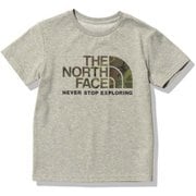ショートスリーブカモロゴティー S/S Camo Logo Tee NTJ32359 ミックスグレー(Z) 100サイズ [アウトドア トップス キッズ]