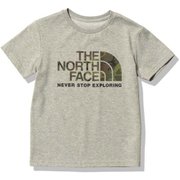 ショートスリーブカモロゴティー S/S Camo Logo Tee NTJ32359 ミックスグレー(Z) 120サイズ [アウトドア トップス キッズ]