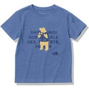 ショートスリーブシレトコトコティー S/S Shiretoko Toko Tee NTJ32337ST スーパーソニックブルー(SC) 120サイズ [アウトドア トップス キッズ]