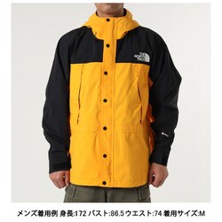 【超美品】ノースフェイス　マウンテンライトジャケット  サミットゴールドSサイズオレンジ×ブラック