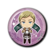 進撃の巨人 ちょびでか缶バッジ 団旗 ver. エルヴィン [キャラクターグッズ]