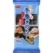 ひとくち手巻きのり 焼のり 4切10枚