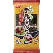 ひとくち手巻きのり 甘口醤油味 4切10枚