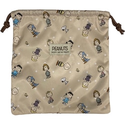 SN-PCH01（M） PEANUTS ポーチ Mサイズ BEIGE [キャラクターグッズ]