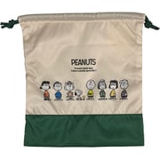 SN-PCH03（M） PEANUTS ポーチ Mサイズ IVORY/GREEN [キャラクターグッズ]