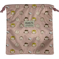 SN-PCH04（M） PEANUTS ポーチ Mサイズ PINK [キャラクターグッズ]
