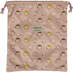 SN-PCH04（L） PEANUTS ポーチ Lサイズ PINK [キャラクターグッズ]