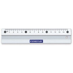 ステッドラー アルミスケール 15cm 滑り止め付き 563 15
