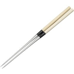 本焼ステンレス 朴柄盛箸 150mm BML2203