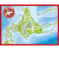 【アポロのピクチュアパズル】 日本地図 75ピース 子ども向けパズル 20-10
