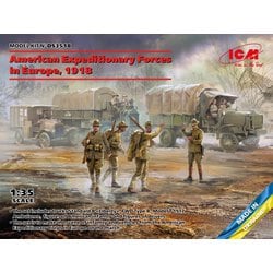 DS3518 アメリカ外征軍（AEF）セット ヨーロッパ1918年 [組立式プラスチックモデル]
