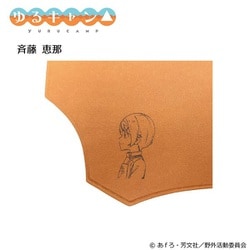 carcru（カルクル） ゆるキャン△ レザーマウスパッド（斉藤恵那） [キャラクターグッズ]