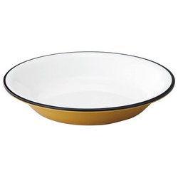 深皿 カナリアイエロー 23cm HR-23-Y