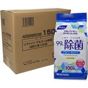Refine アルコール除菌 ボトルつめかえ 100枚 24セット