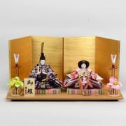 親王飾り 親王二人飾り シンプル おしゃれ 産地岩槻 「福寿」 伝統工芸 Koei-304111-A