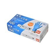 パウダーフリー 使い捨て手袋 ニトリル手袋 M 100枚入 K-10497