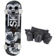 GOSK8 28A＋プロテクターセット [キッズ用 28インチ スケートボード＋プロテクターセット 対象年齢：5～8歳]