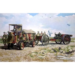 RE72713 米 FWDモデルB 3ton牽引車＆BL8インチ野砲 Mk.VI WW1 [1/72スケール プラモデル]