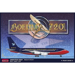 RE14318 米 Boeing-720 旅客機 ロックスターツアー専用機1979 [1/144スケール プラモデル]