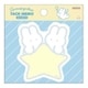 キャラクターグッズ S2838133 siroiusagichan ダイカット付箋 ライトブルー