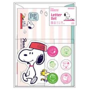 キャラクターグッズ S8905584 PEANUTS Good Friends ダイカットカード付レターセット スヌーピー&ウッドストック