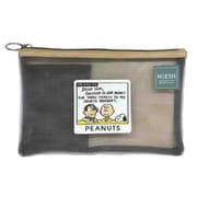 キャラクターグッズ S2320975 PEANUTS Good Friends メッシュケース MIESH(ミエッシュ) B6 ベージュ