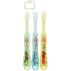 TB5SCT 子供用 クリア歯ブラシ 3本セット トミカ [キャラクターグッズ]