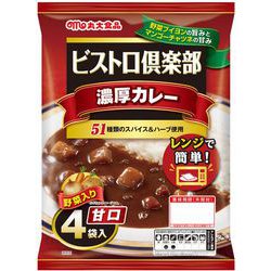 ビストロ倶楽部 濃厚カレー甘口 170g×4