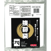 強靭袋 半透明乳白 70L 10枚 KZ-70