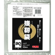 強靭袋 半透明乳白 90L 10枚 KZ-90