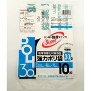 強力ポリ袋 30L 半透明 10枚 印刷あり TK-310