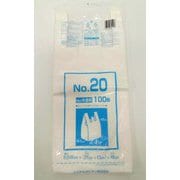 レジ袋 NO,20 無着色 半透明 100枚 NP-20