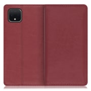 WORK10GG-RD-PX4XL [LOOF Royale Google Pixel 4 XL用 本革スマホケース/スタンド機能＆カードポケット付き ワインレッド]