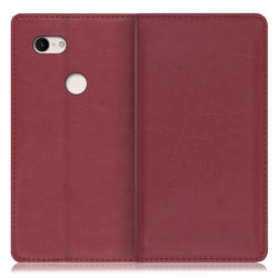 WORK10GG-RD-PX3XL [LOOF Royale Google Pixel 3 XL用 本革スマホケース/スタンド機能＆カードポケット付き ワインレッド]